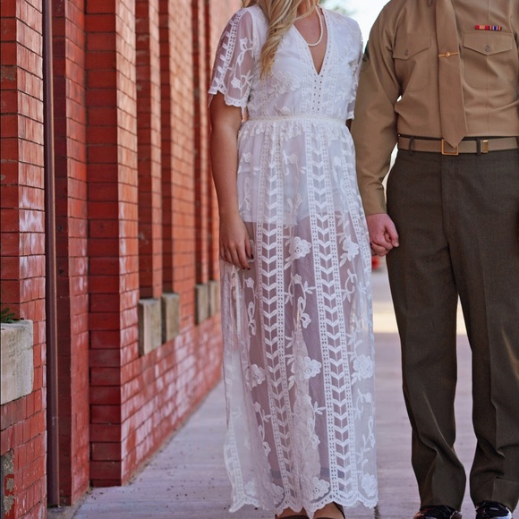 Dresses & Skirts - dress w/ romper